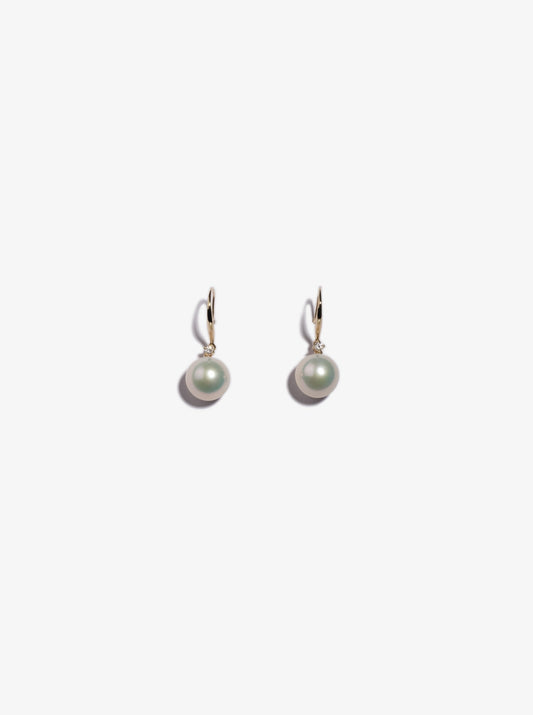 Freshwater Pearl Earring With 9K Gold FE9K1