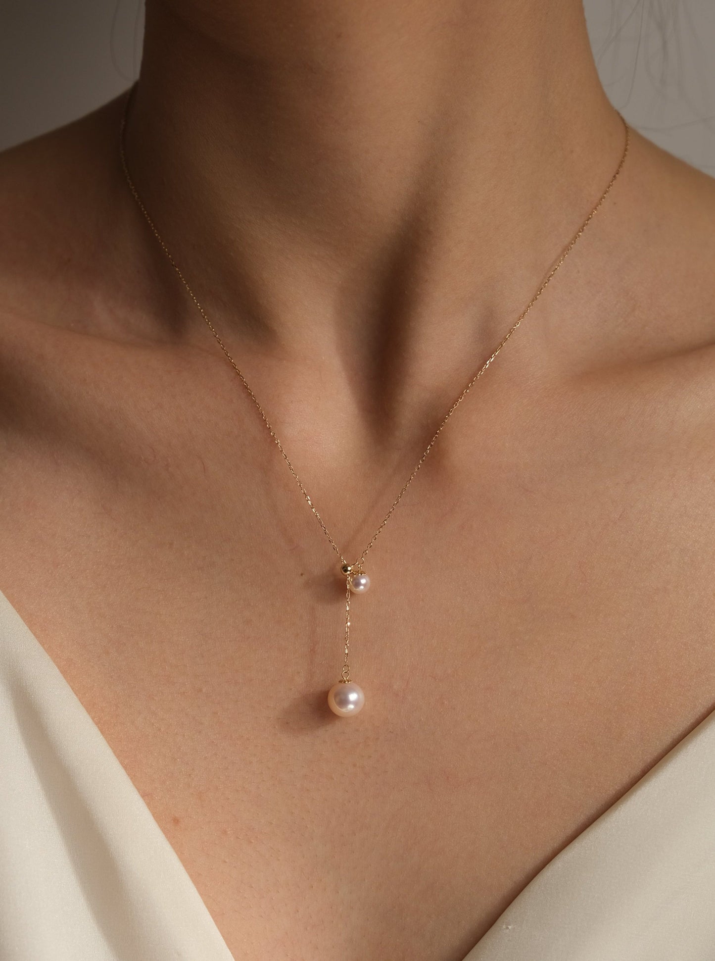 Freshwater Pearl Pendent With 18K Gold FP18K7