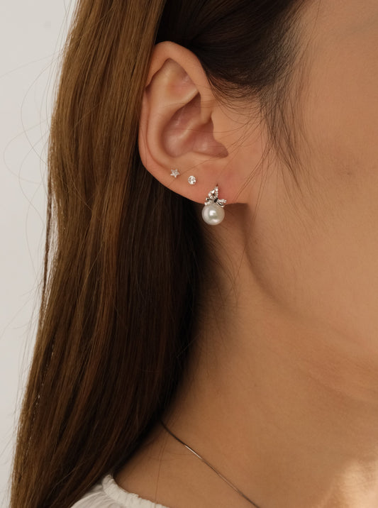 Akoya Pearl Earring AE18K15
