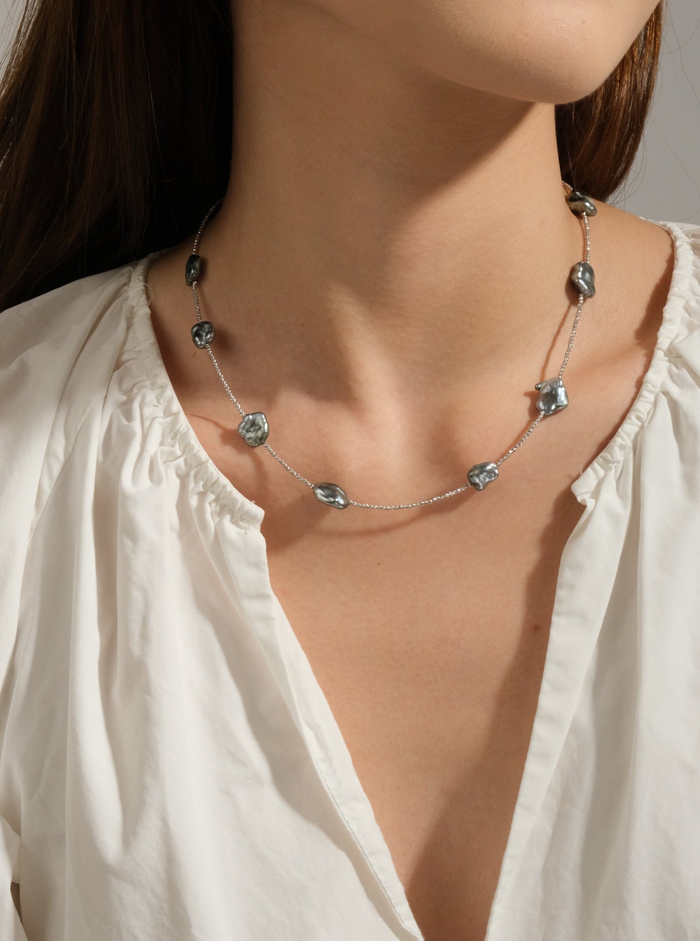 Tahitian Pearl Necklace TN18K1