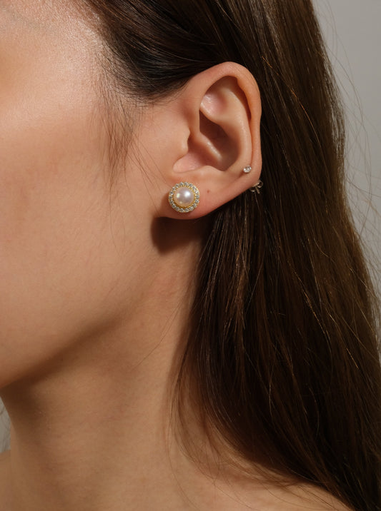 Freshwater Pearl Earring FES116