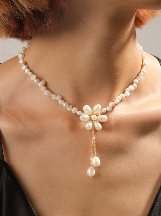 Freshwater Pearl Necklace FN14KGF62