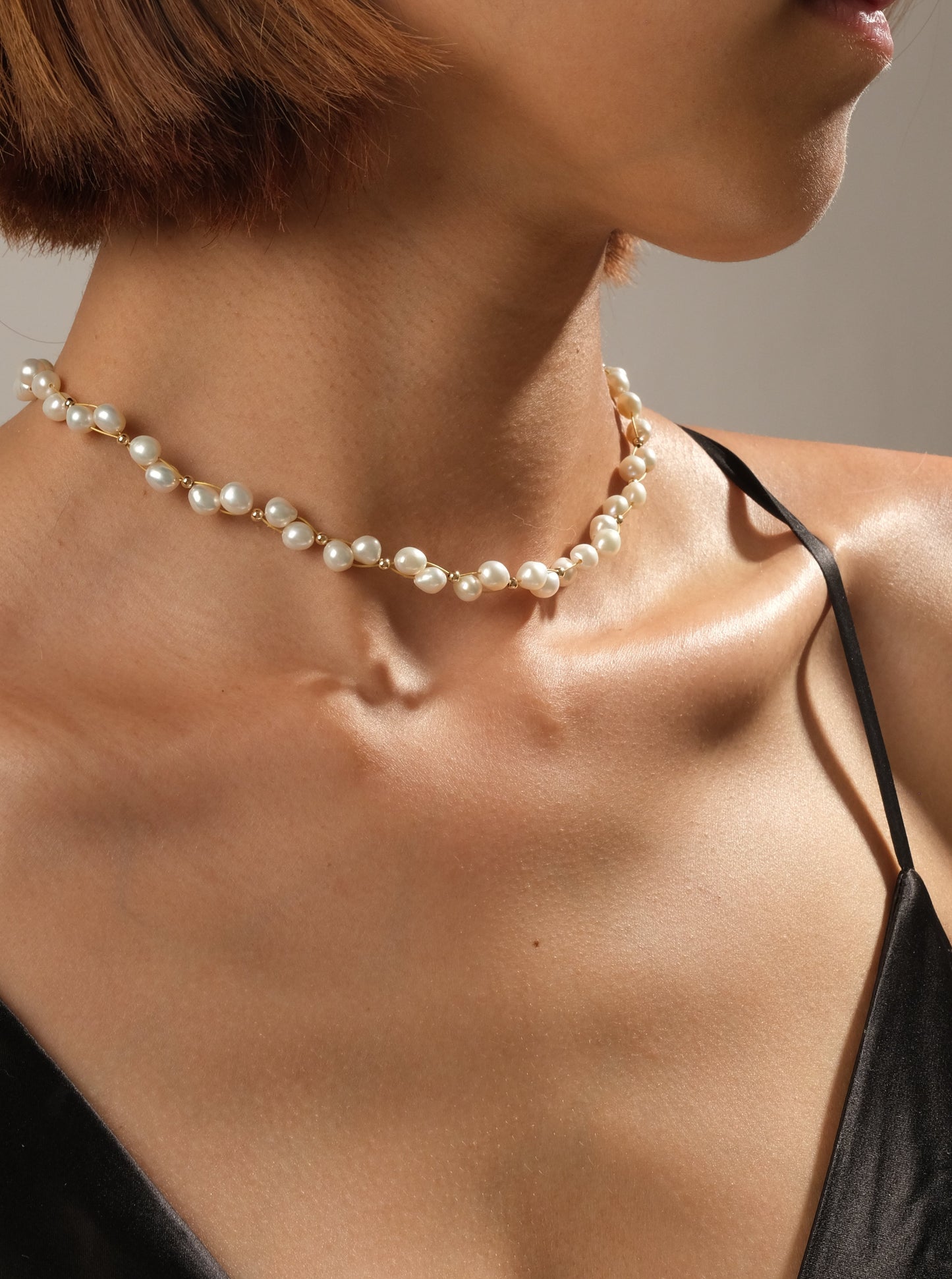 Freshwater Pearl Necklace FN14KGF58