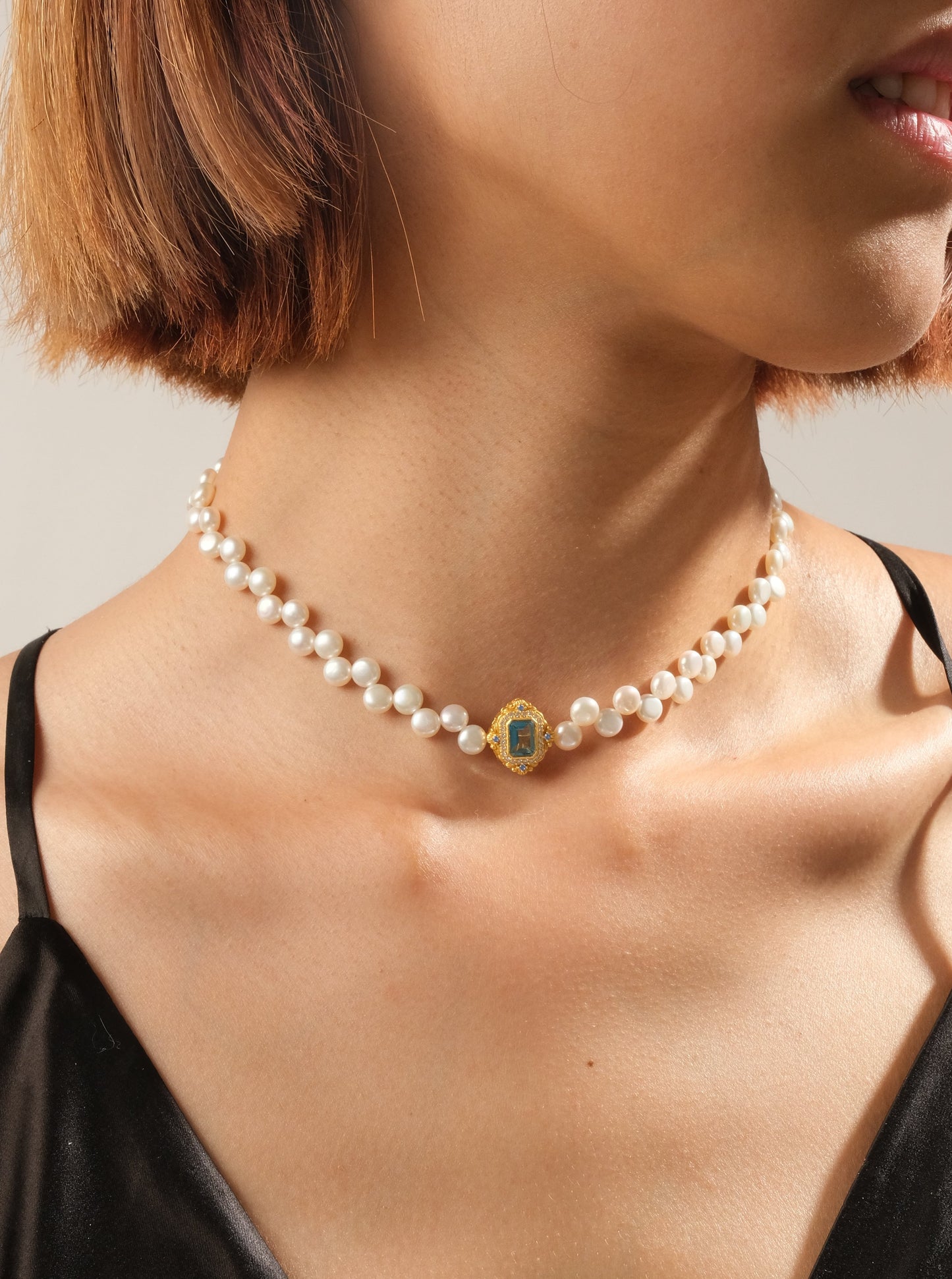 Freshwater Pearl Necklace FN14KGF55