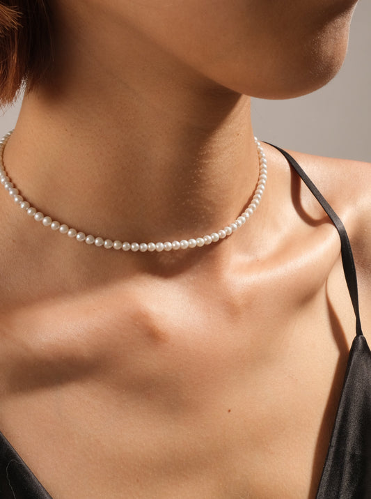 Anne Klein Blanc Crystal and Pearl Statement Necklace | Dillard's