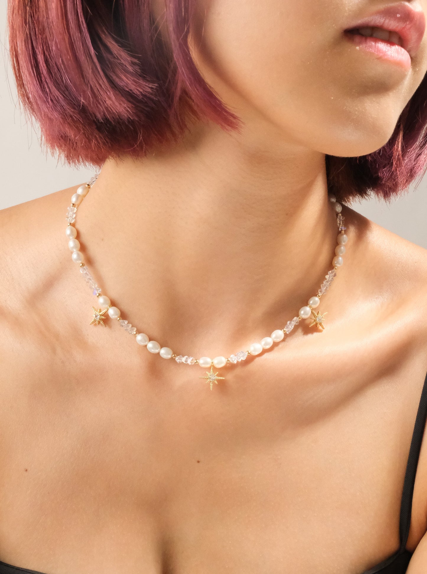 Freshwater Pearl Necklace FN14KGF61