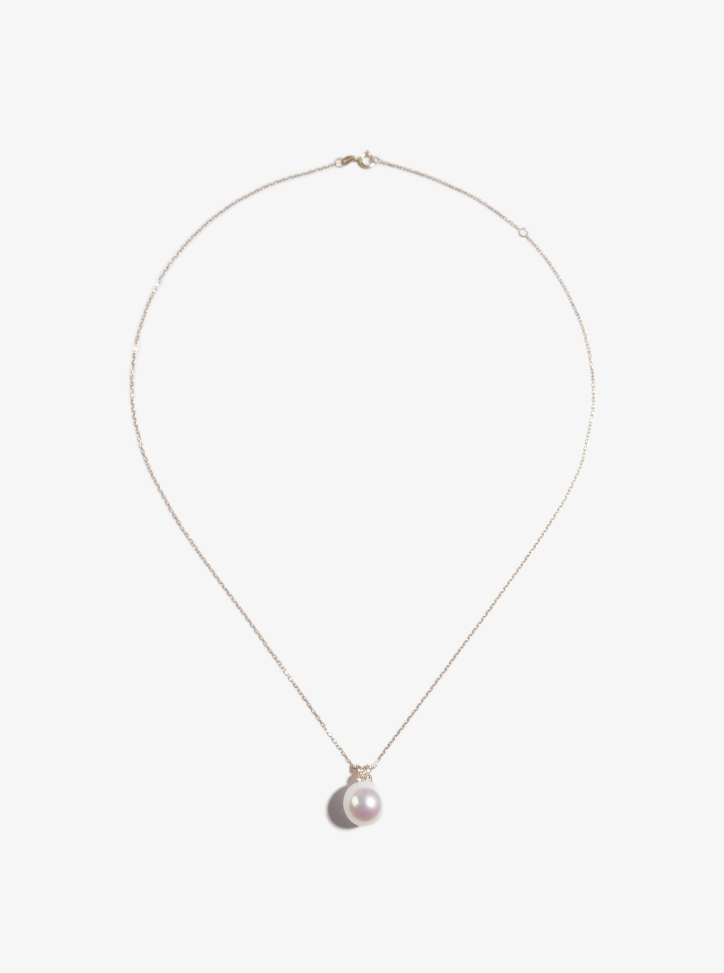 Freshwater Pearl Pendant With 18K Gold  FP18K16