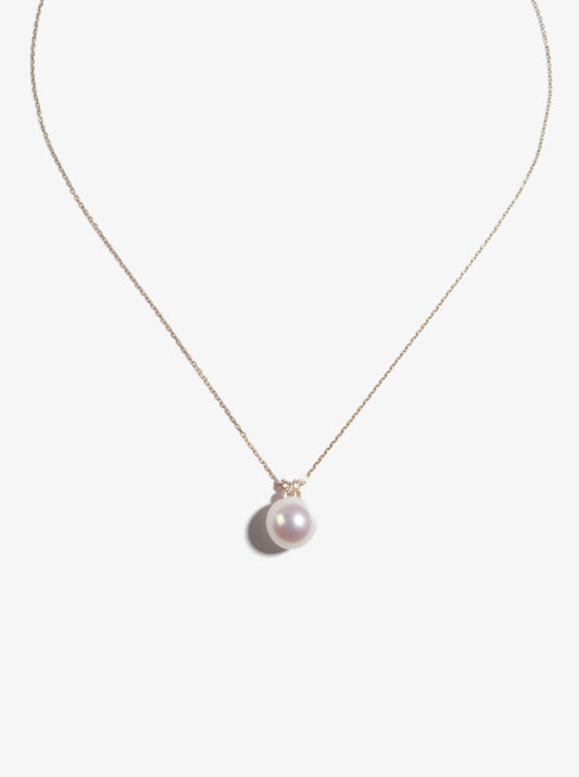 Freshwater Pearl Pendant With 18K Gold  FP18K16