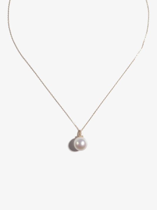 Freshwater Pearl Pendant With 18K Gold  FP18K24