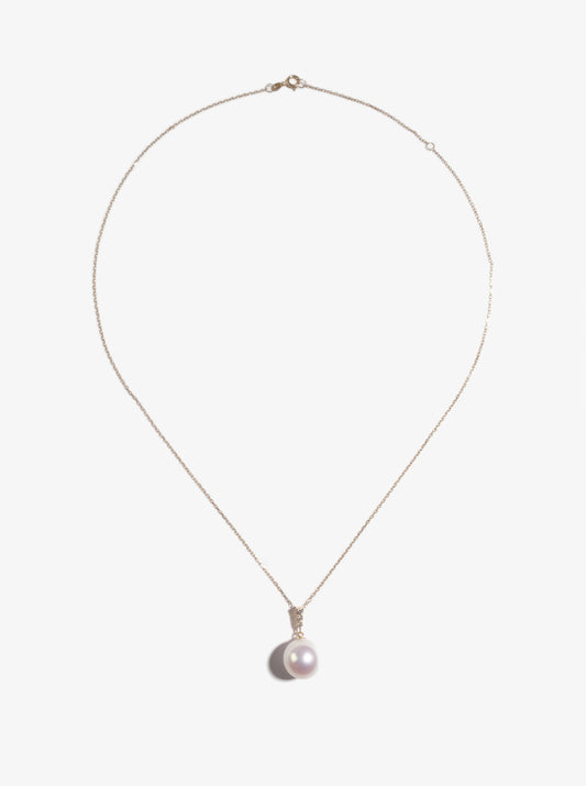 Freshwater Pearl Pendant With 18K Gold  FP18K23