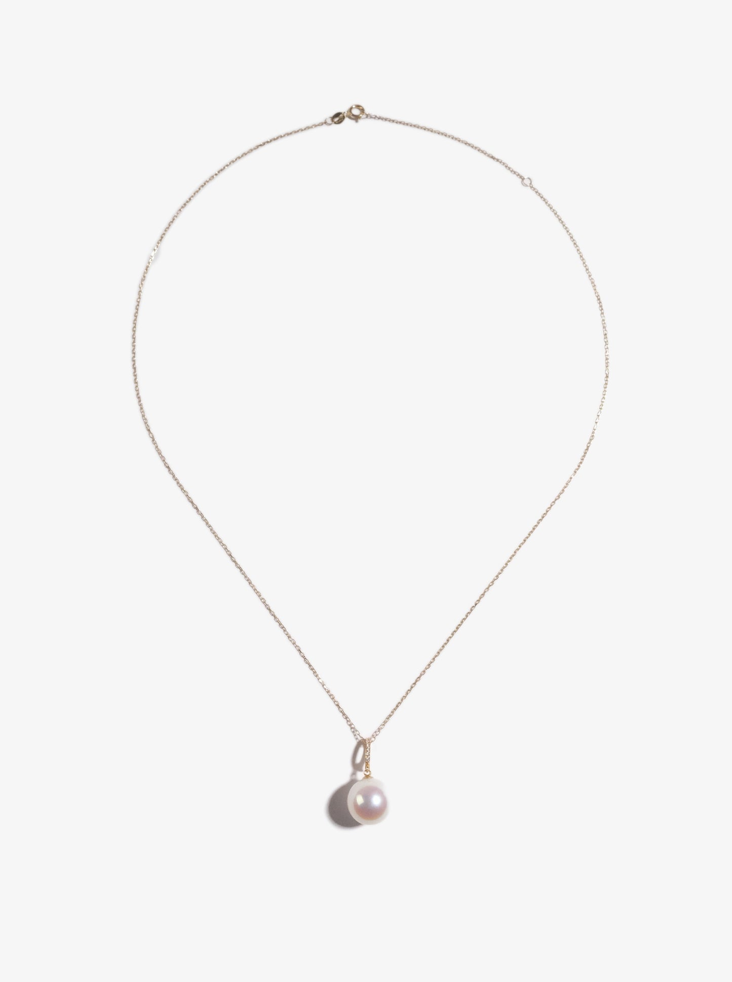 Freshwater Pearl Pendant With 18K Gold  FP18K25