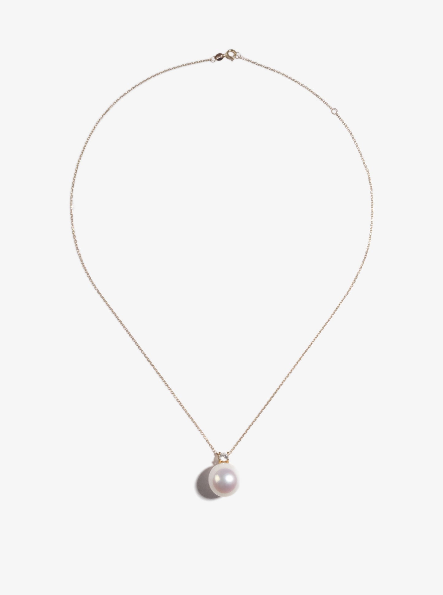 Freshwater Pearl Pendant With 18K Gold  FP18K33