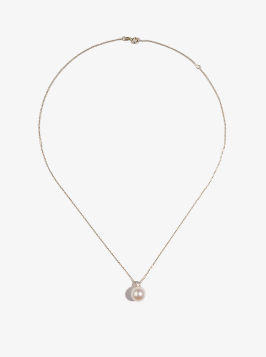 Freshwater Pearl Pendant With 18K Gold  FP18K35